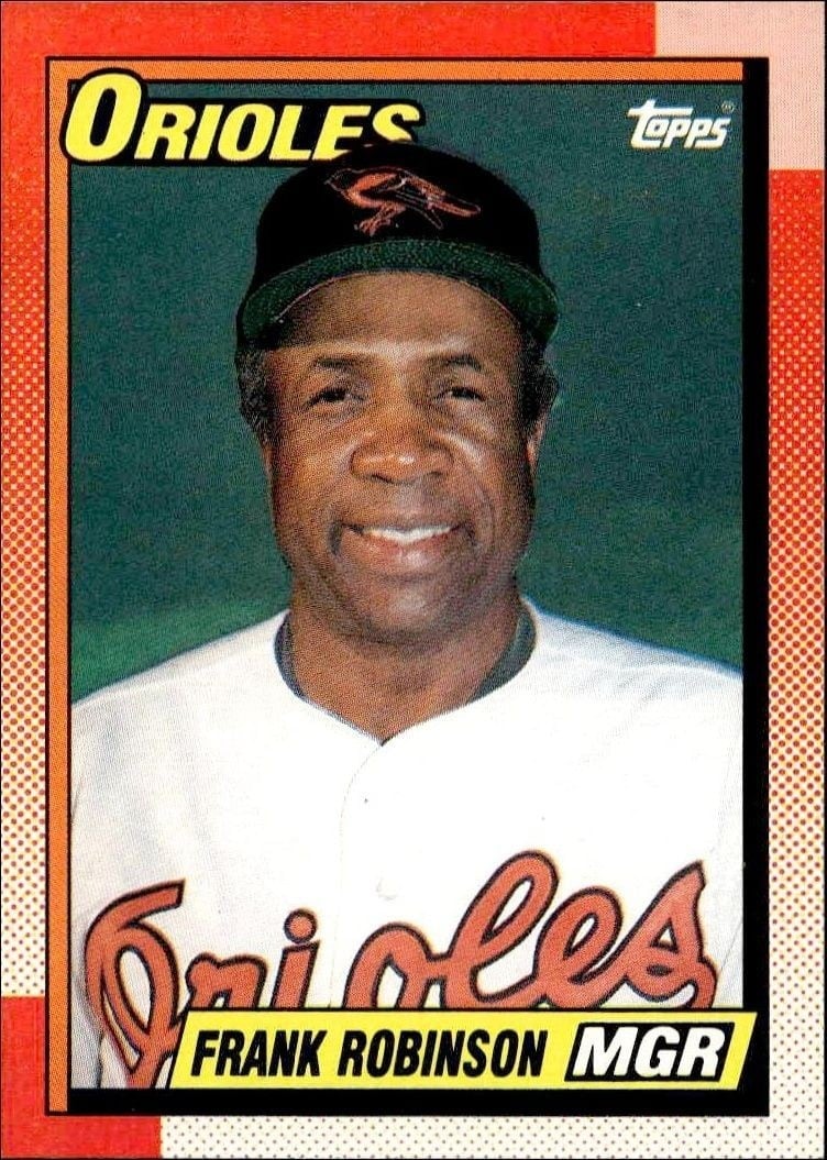 1990 Topps Frank Robinson #381 trading card
