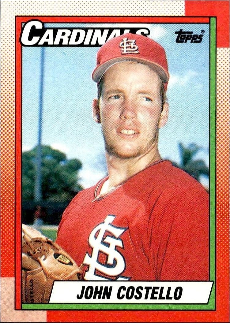 1990 Topps John Costello #36 trading card