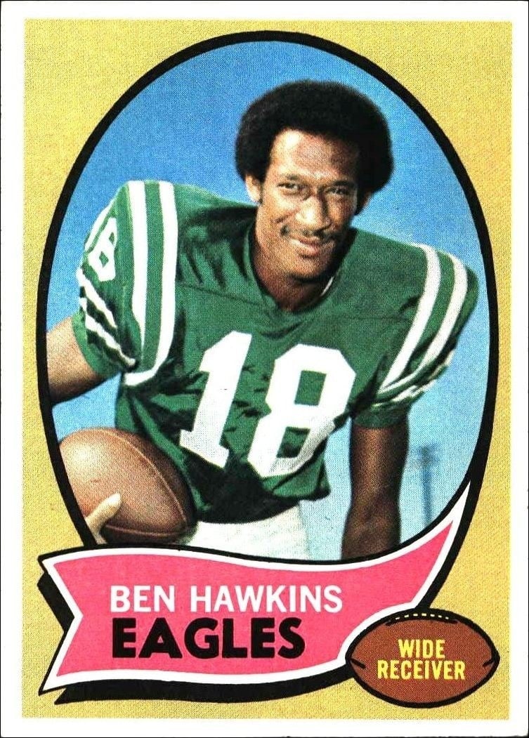 1970 Topps Ben Hawkins #98 trading card