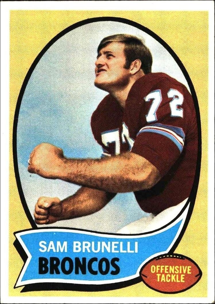 1970 Topps Sam Brunelli #67 trading card