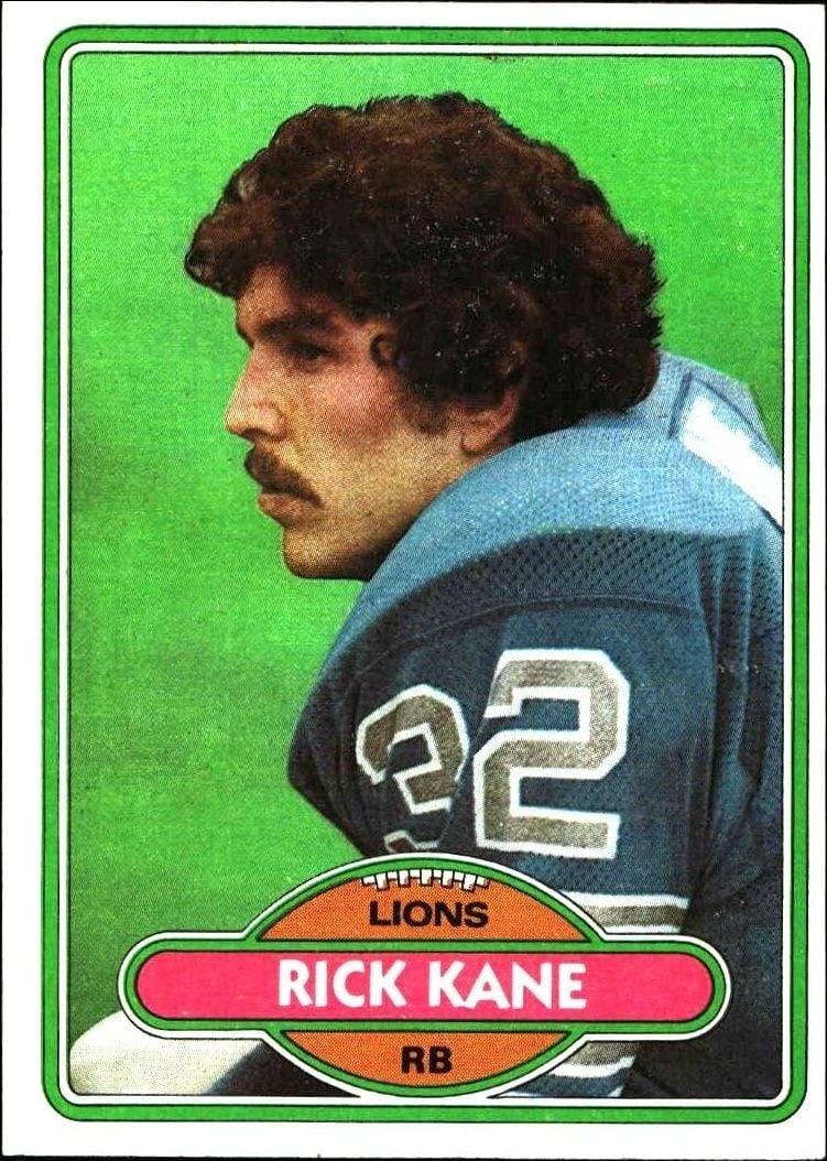 1980 Topps Rick Kane #324 trading card