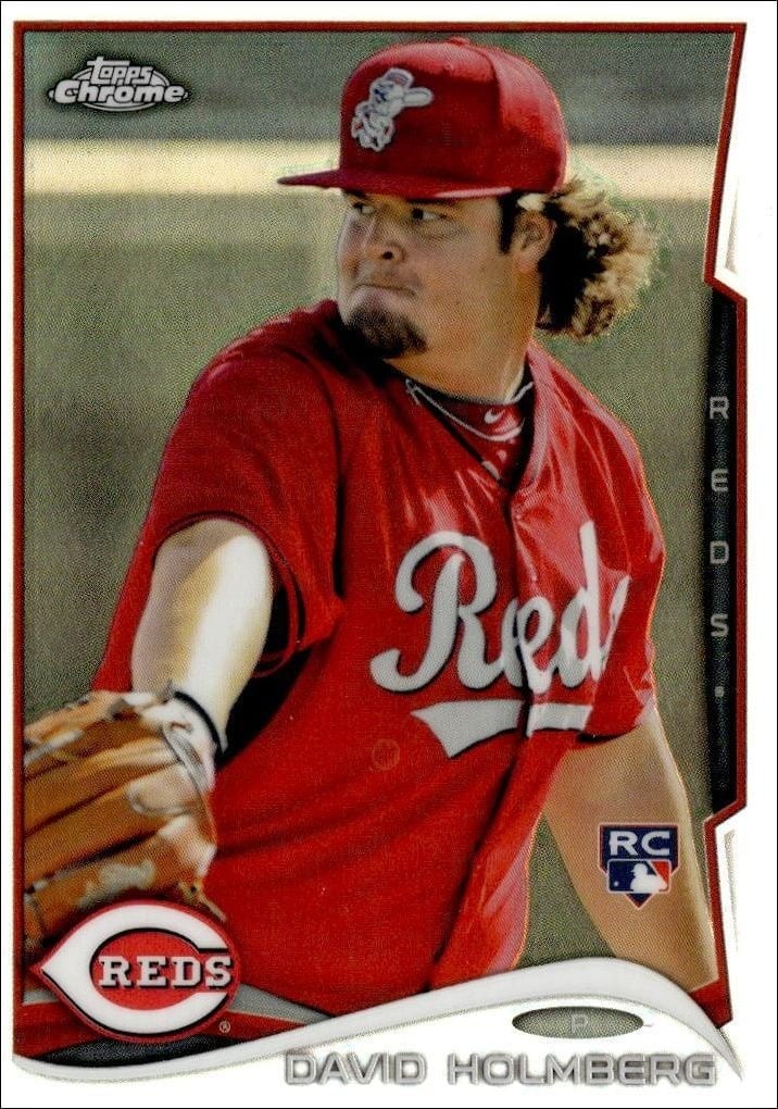 2014 Topps Chrome David Holmberg #134 trading card