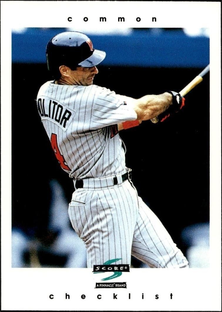 1997 Pinnacle Score Paul Molitor #329 trading card