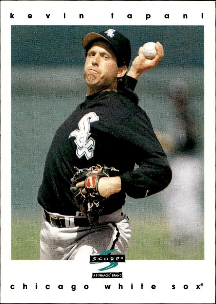 Kevin Tapani 1997 Pinnacle Score #245 Baseball Trading Card - Front 1997 Pinnacle Score Kevin Tapani #245 baseball trading card front