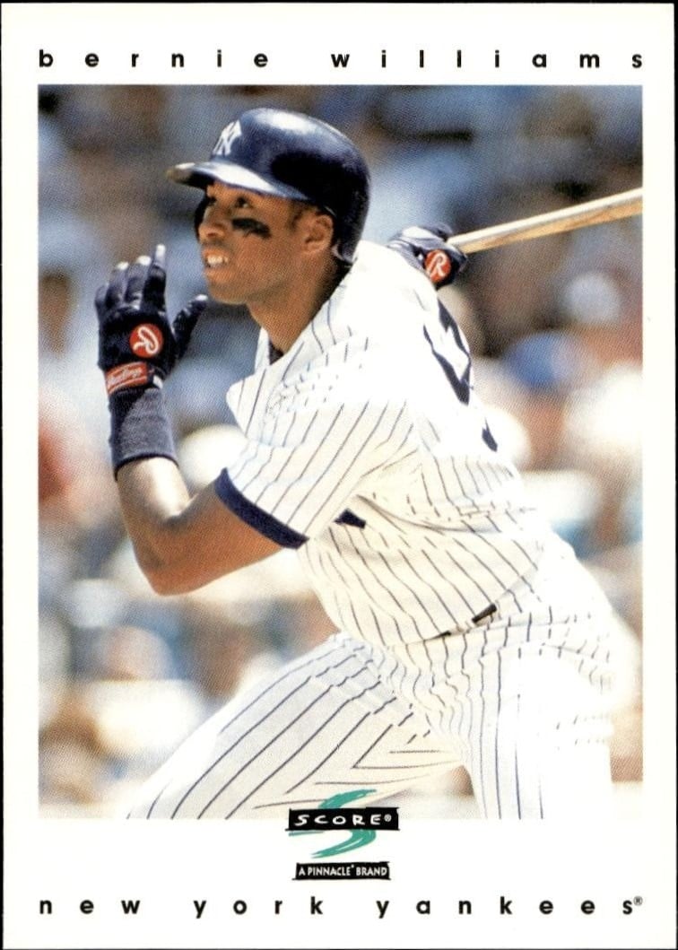 1997 Pinnacle Score Bernie Williams #5 trading card