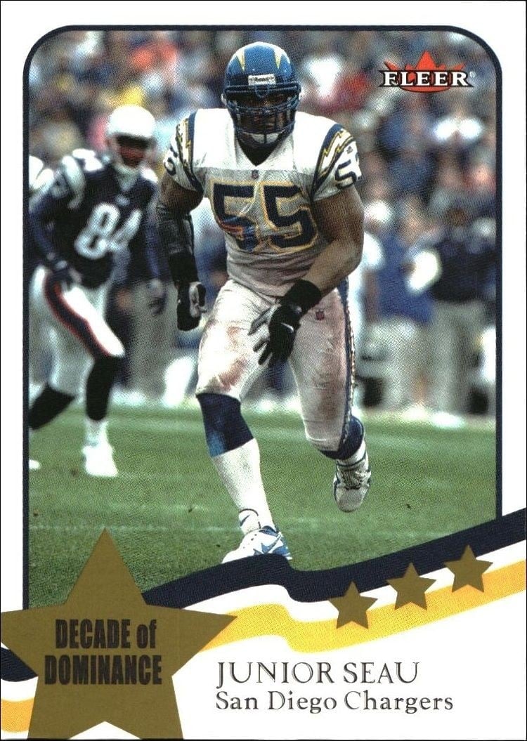 2002 Fleer Junior Seau #248 trading card