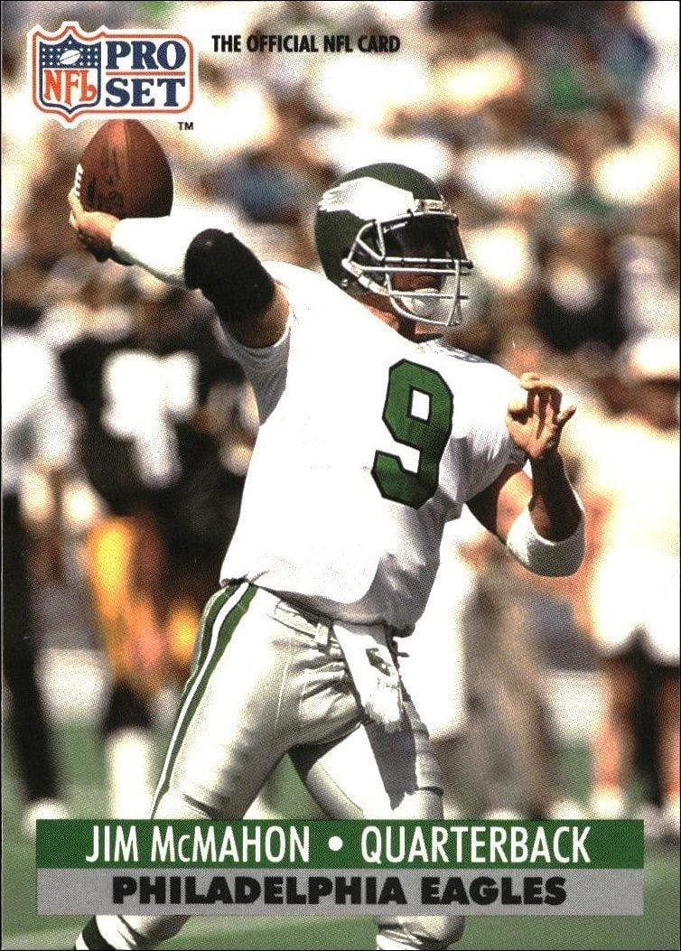 1991 Pro-Set Jim McMahon #842 trading card