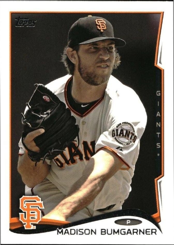 2014 Topps Madison Bumgarner #537 trading card