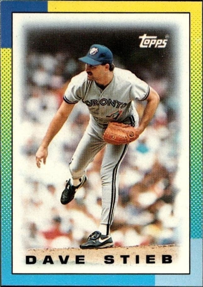 1990 Topps Minis Dave Stieb #44 trading card