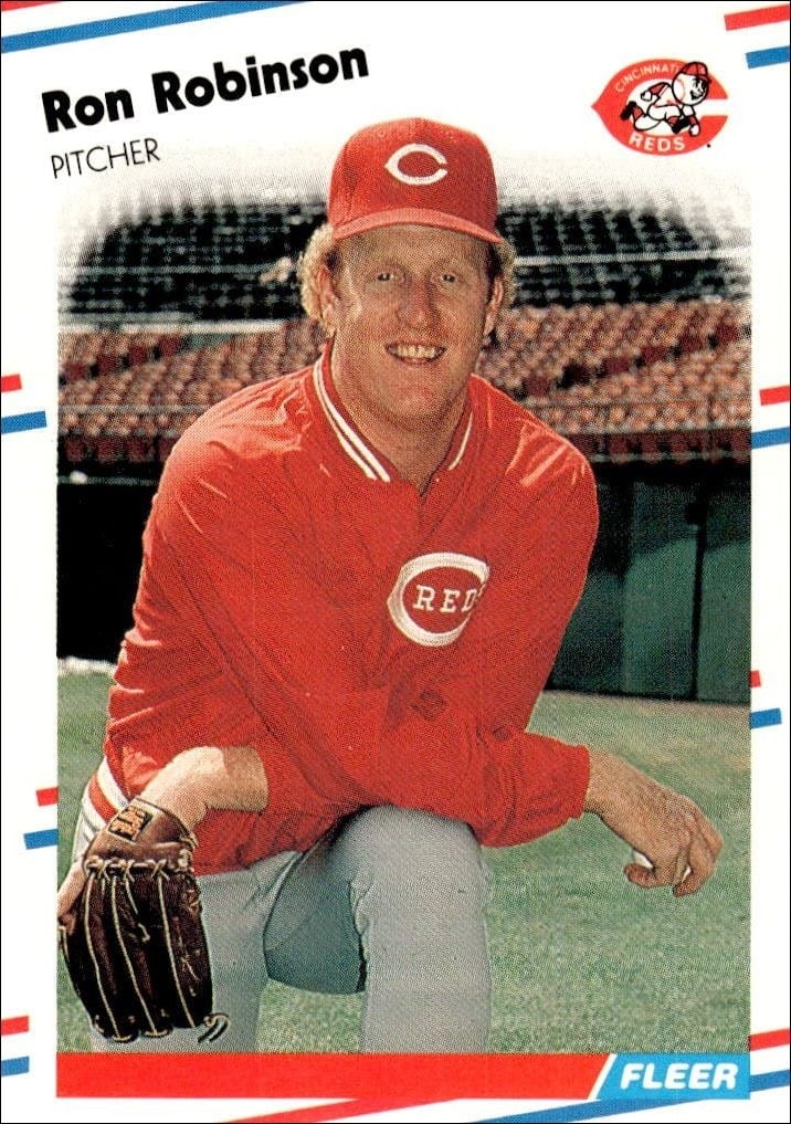 1988 Fleer Ron Robinson #247 trading card