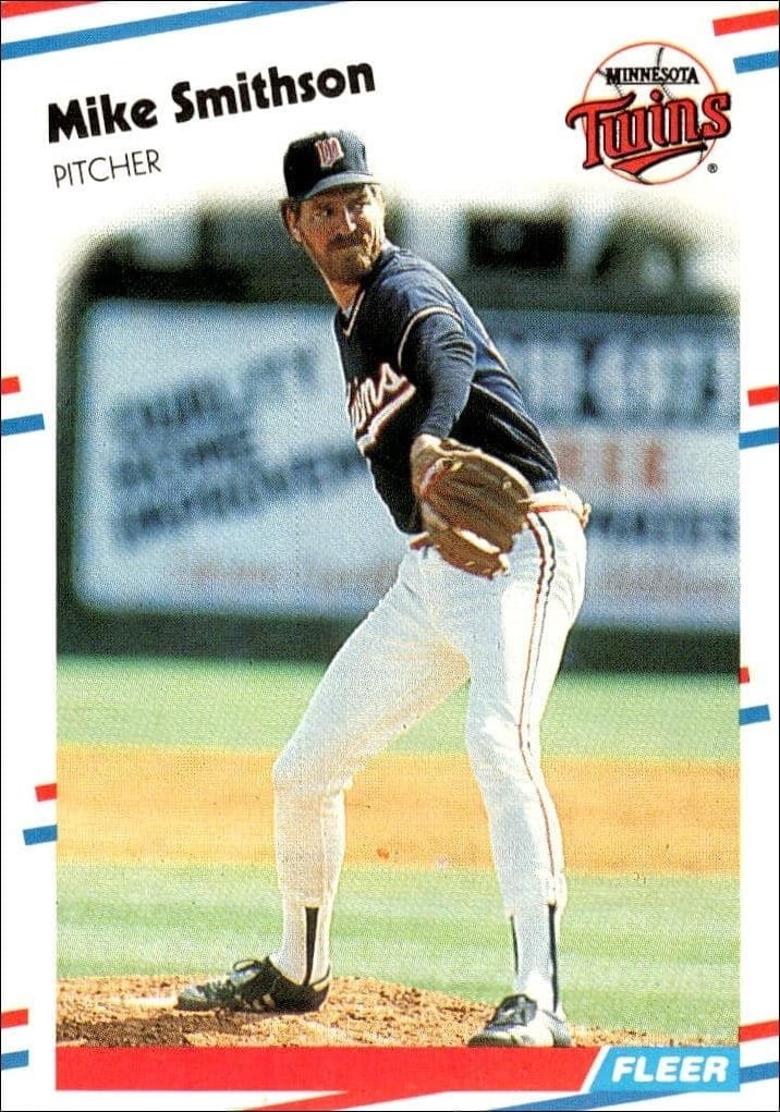 1988 Fleer Mike Smithson #23 trading card