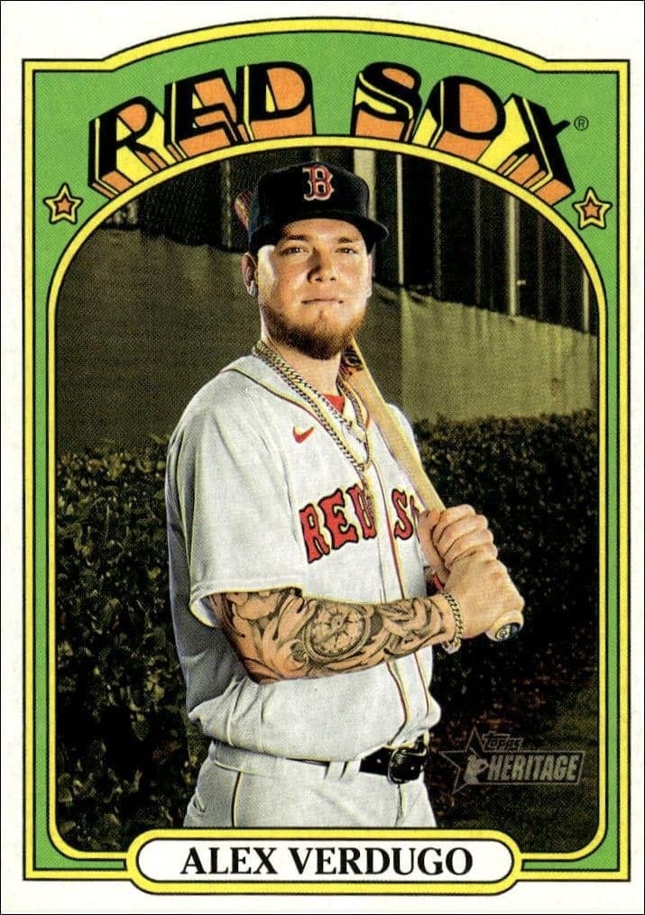 2021 Topps Heritage Alex Verdugo #285 trading card