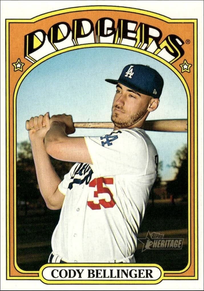 2021 Topps Heritage Cody Bellinger #173 trading card