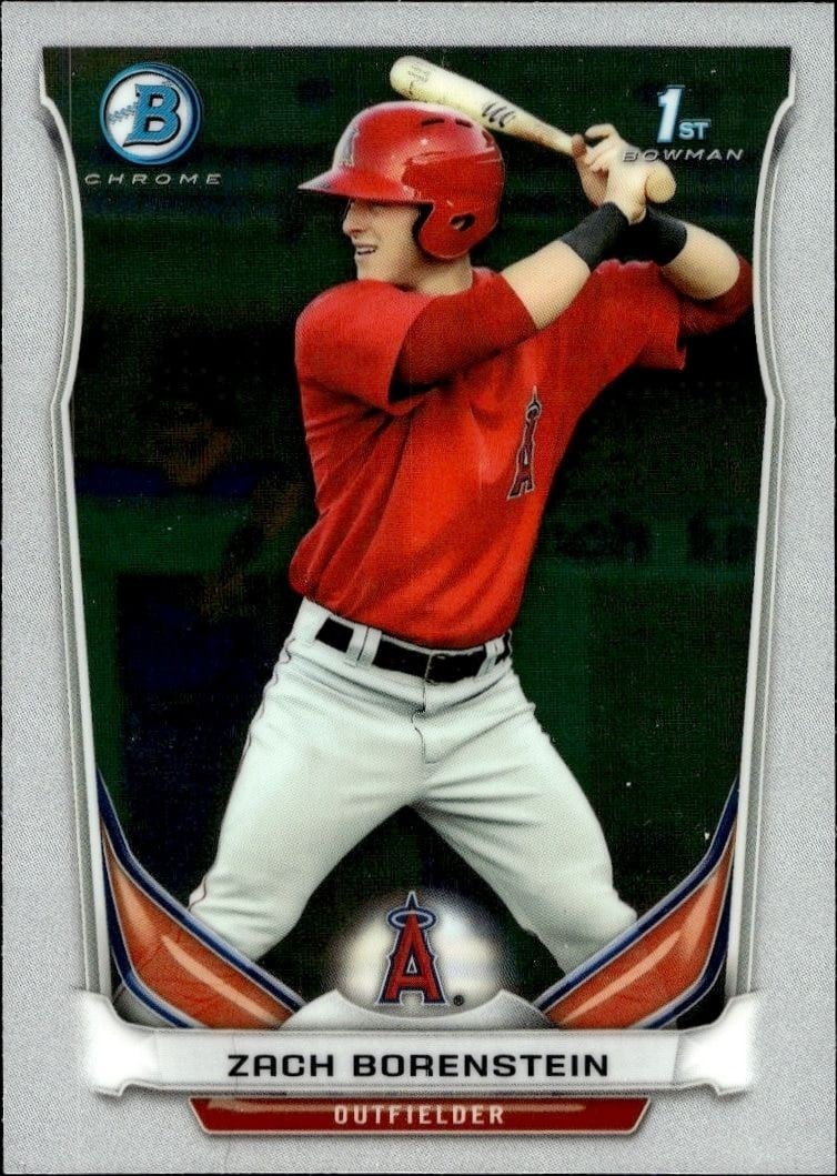 2014 Bowman Chrome Zach Borenstein #BCP10 trading card