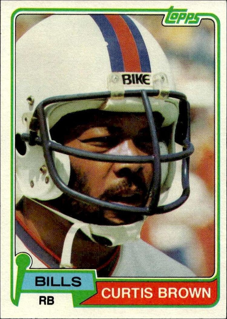 1981 Topps Curtis Brown #133 trading card