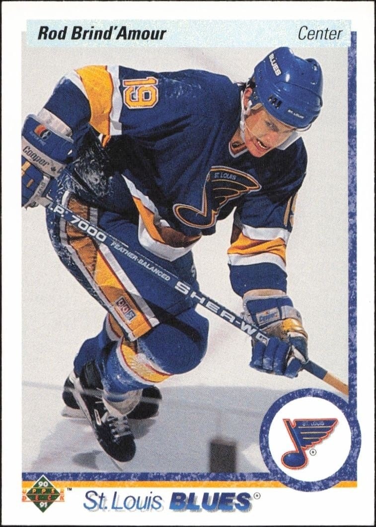 1990-91 Upper-Deck Rod Brind'Amour #36 trading card