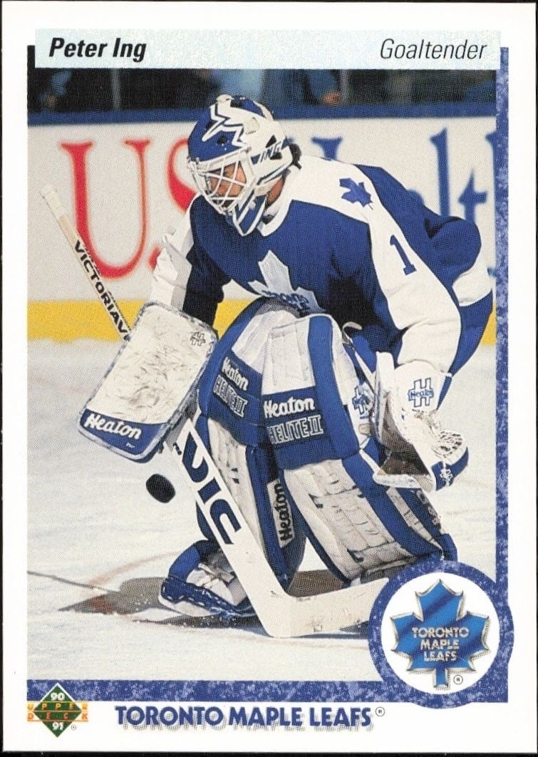 1990-91 Upper-Deck Peter Ing #432 trading card