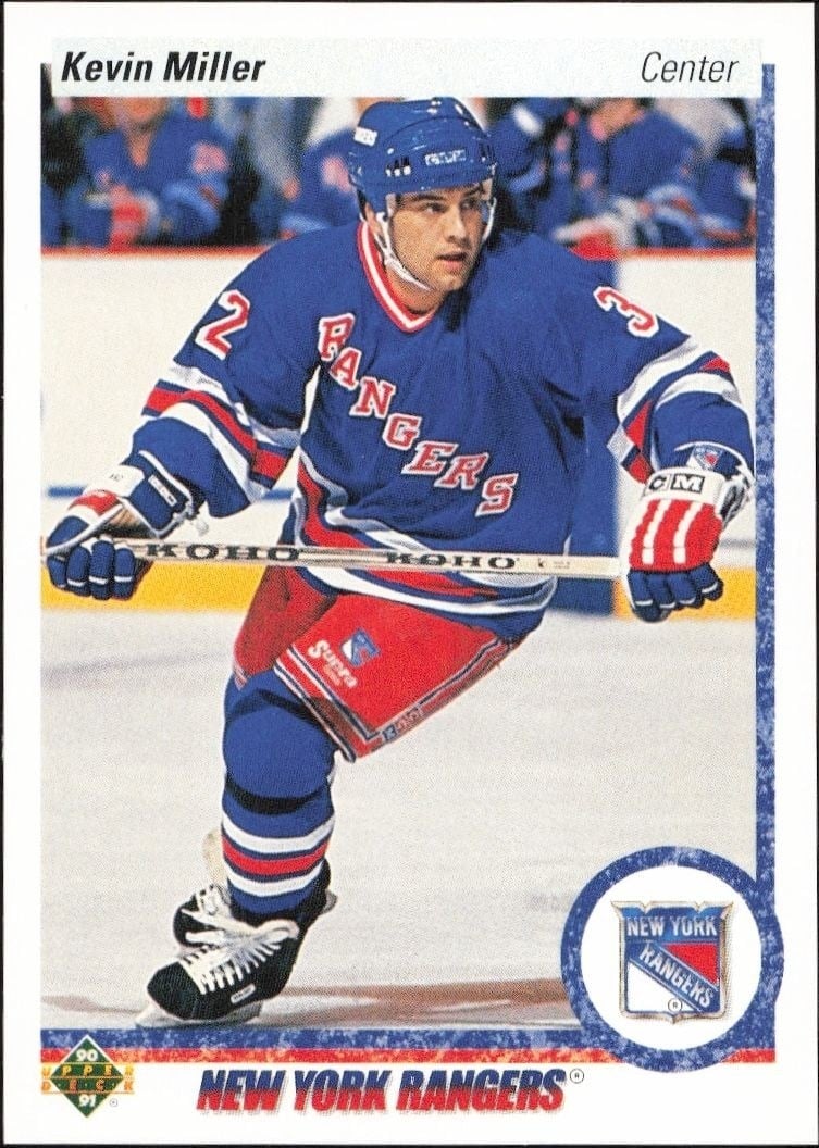 1990-91 Upper-Deck Kevin Miller #444 trading card