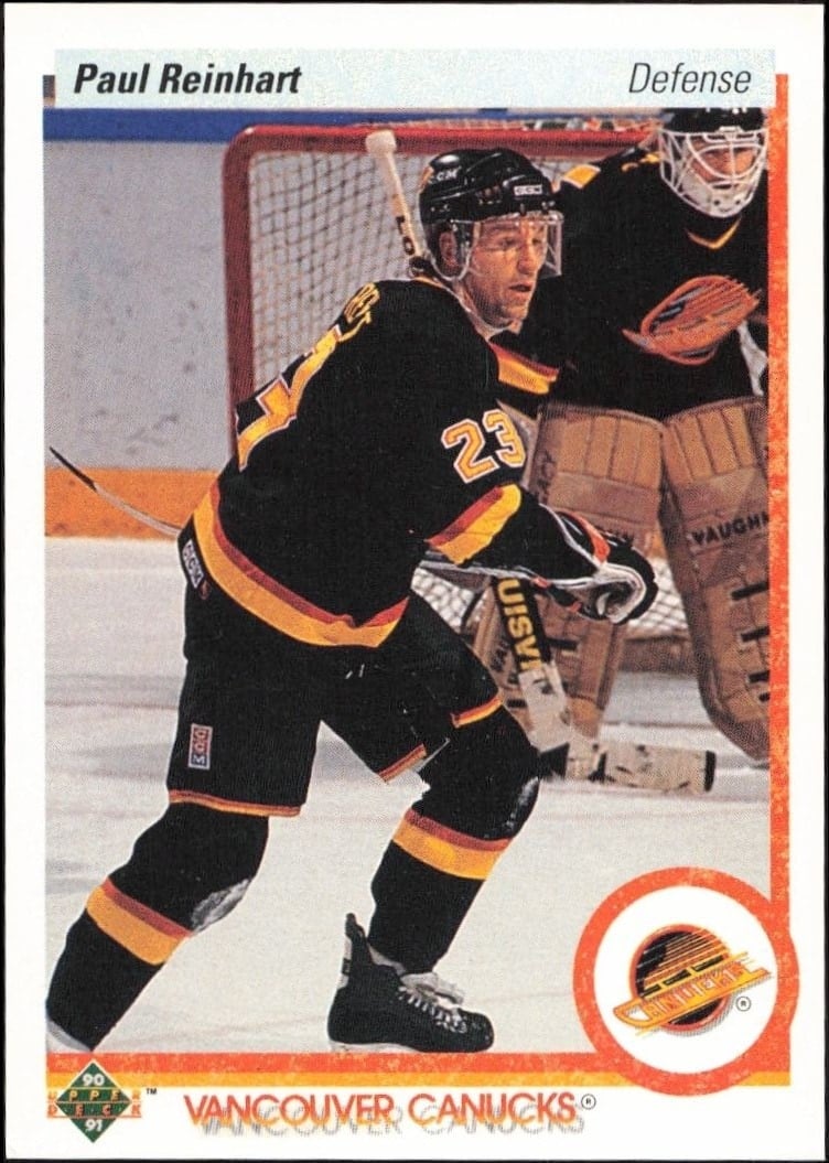 1990-91 Upper-Deck Paul Reinhart #110 trading card