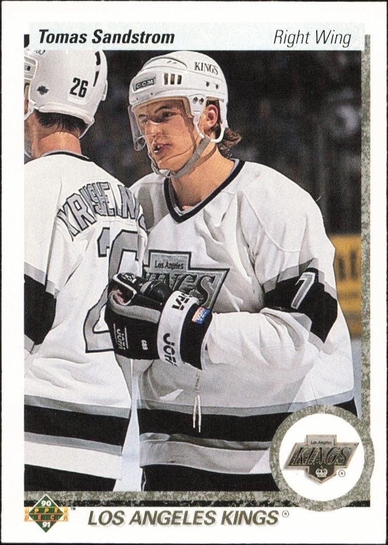 1990-91 Upper-Deck Tomas Sandstrom #251 trading card
