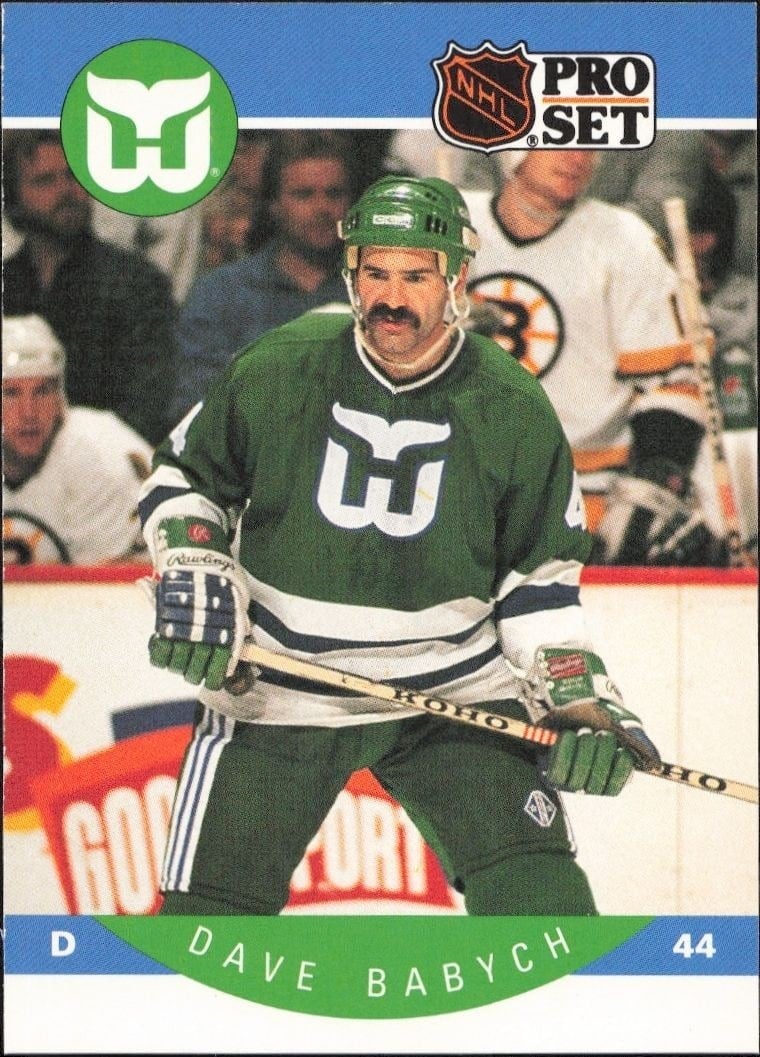 1990-91 Pro-Set Dave Babych #99 trading card