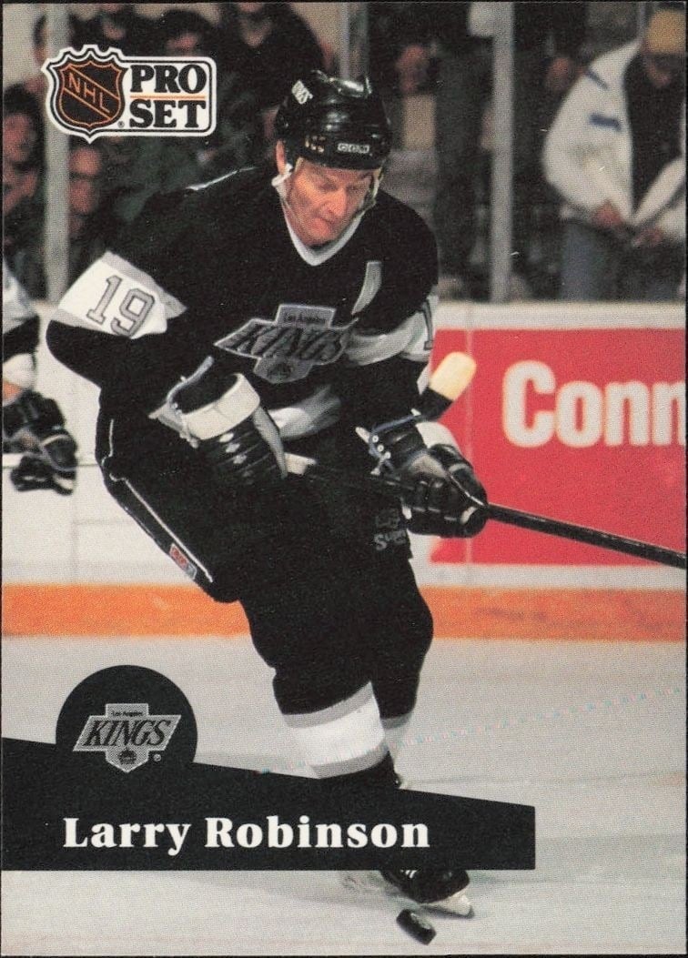 1991-92 Pro-Set Series 1 Larry Robinson #104 trading card