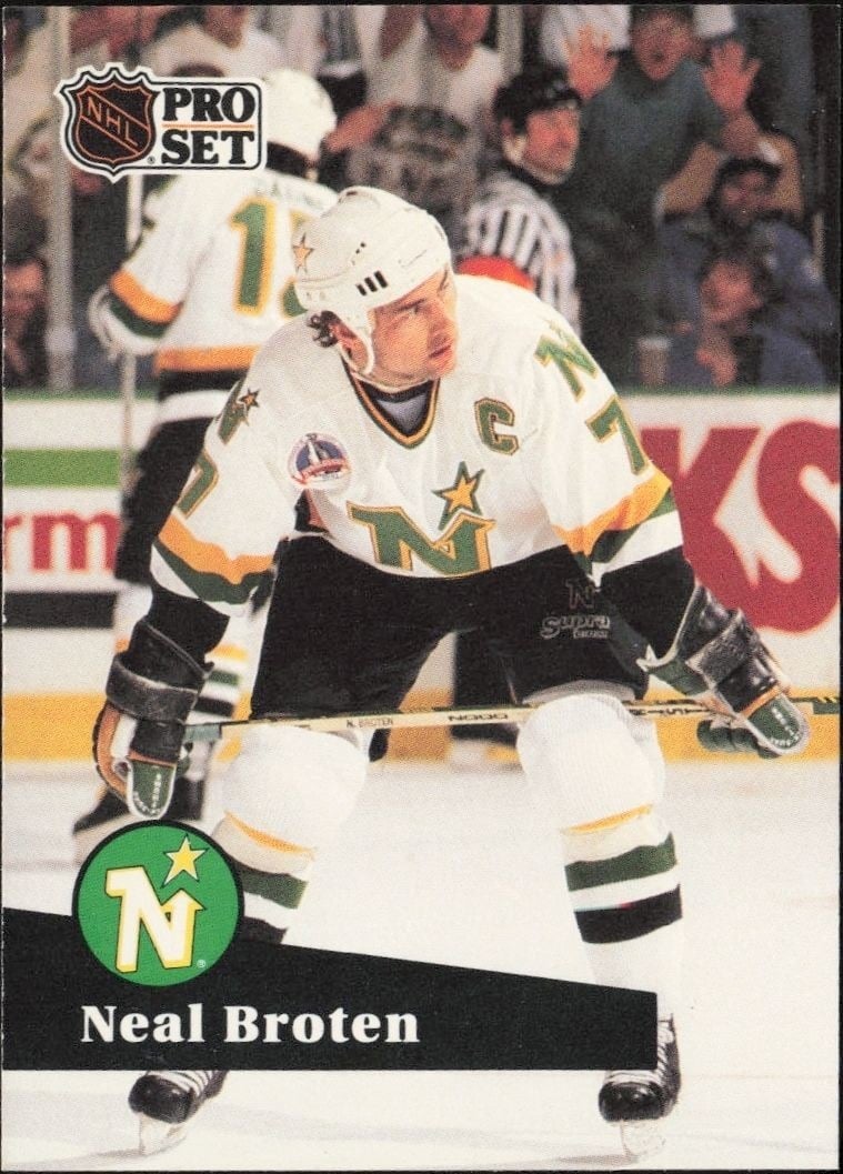 1991-92 Pro-Set Series 1 Neal Broten #112 trading card