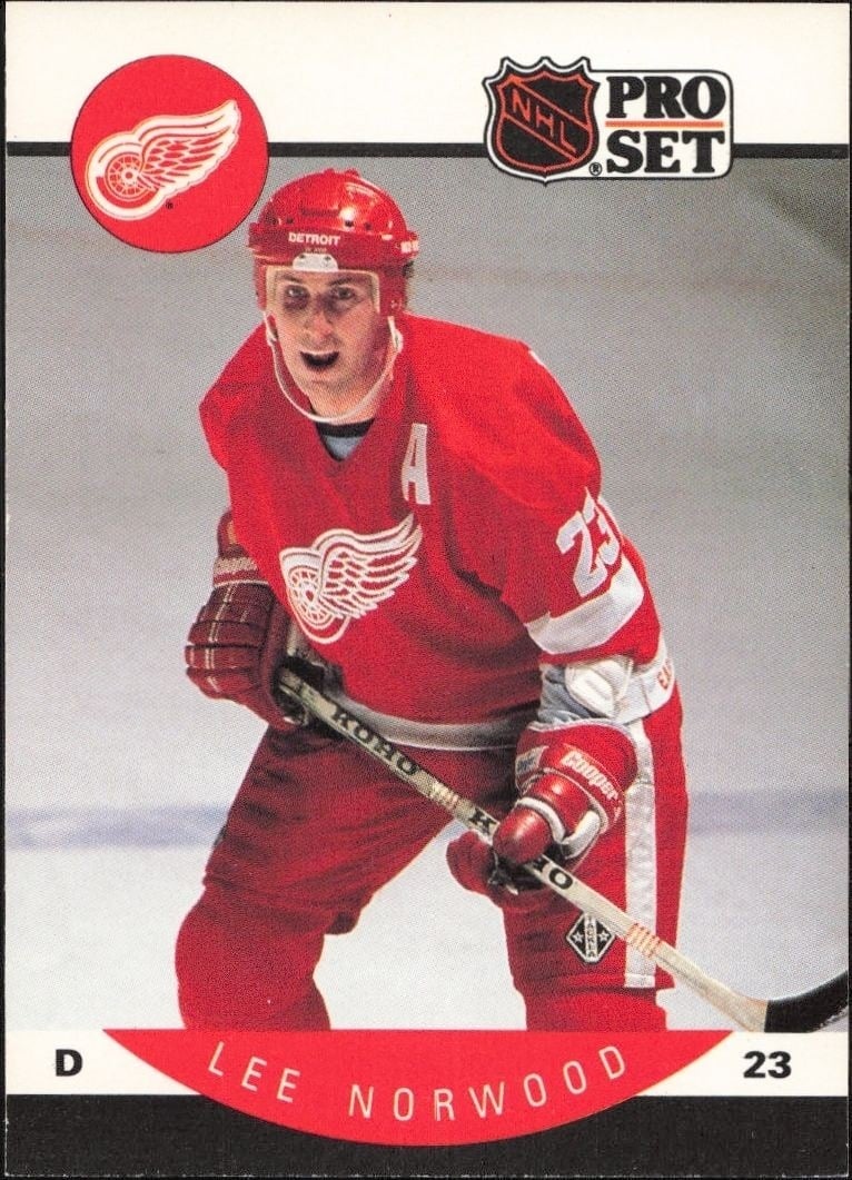 1990-91 Pro-Set Lee Norwood #74 trading card