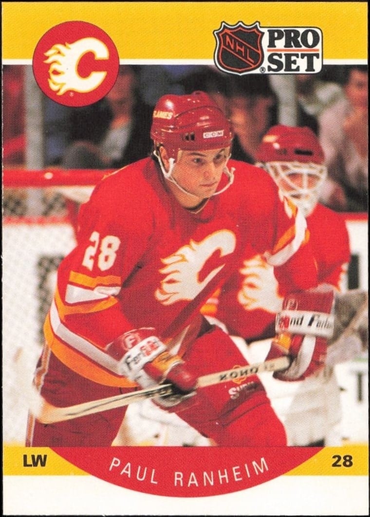 1990-91 Pro-Set Paul Ranheim #44 trading card