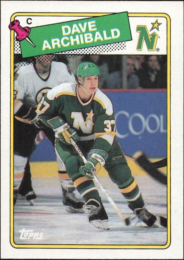1988-89 Topps Dave Archibald #112 trading card