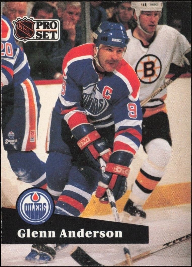 1991-92 Pro-Set Series 1 Glenn Anderson #75 trading card