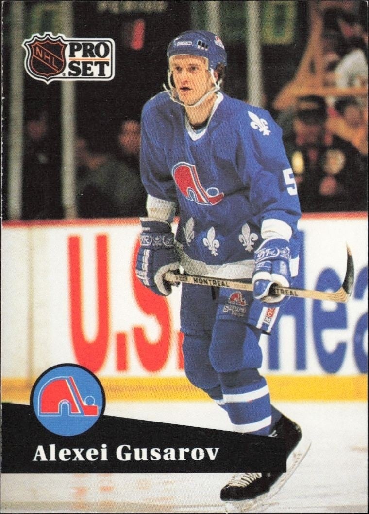 1991-92 Pro-Set Series 1 Alexei Gusarov #207 trading card