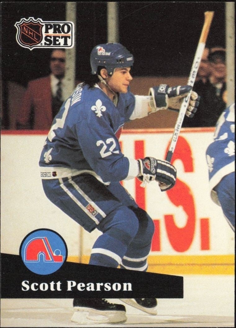 1991-92 Pro-Set Series 1 Scott Pearson #208 trading card