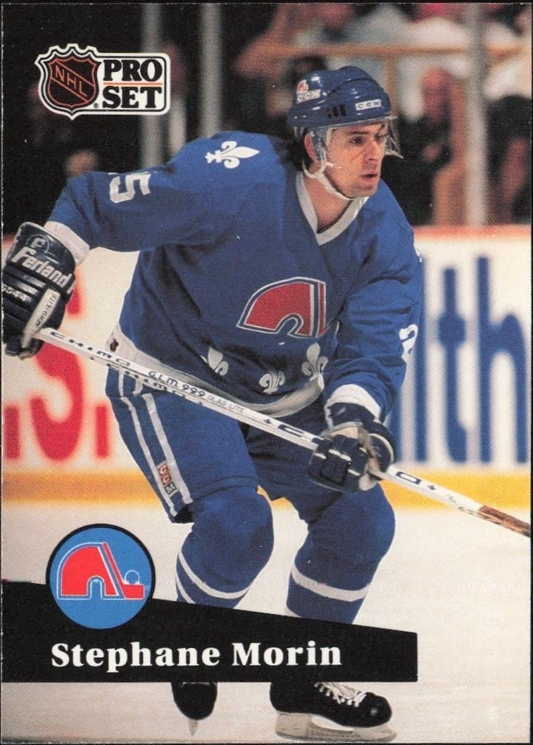 1991-92 Pro-Set Series 1 Stephane Morin #201 trading card