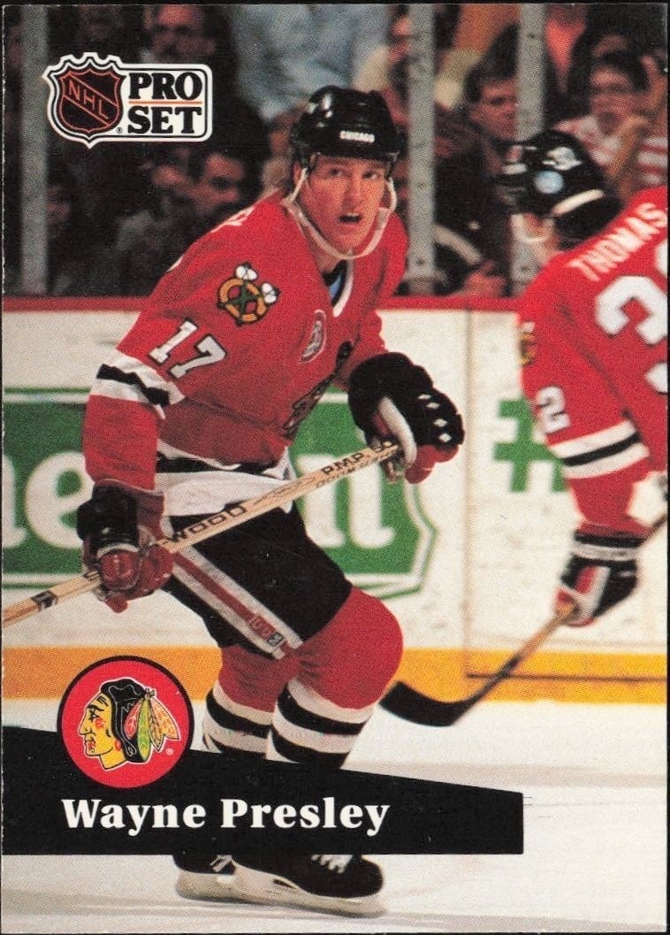 1991-92 Pro-Set Series 1 Wayne Presley #44 trading card