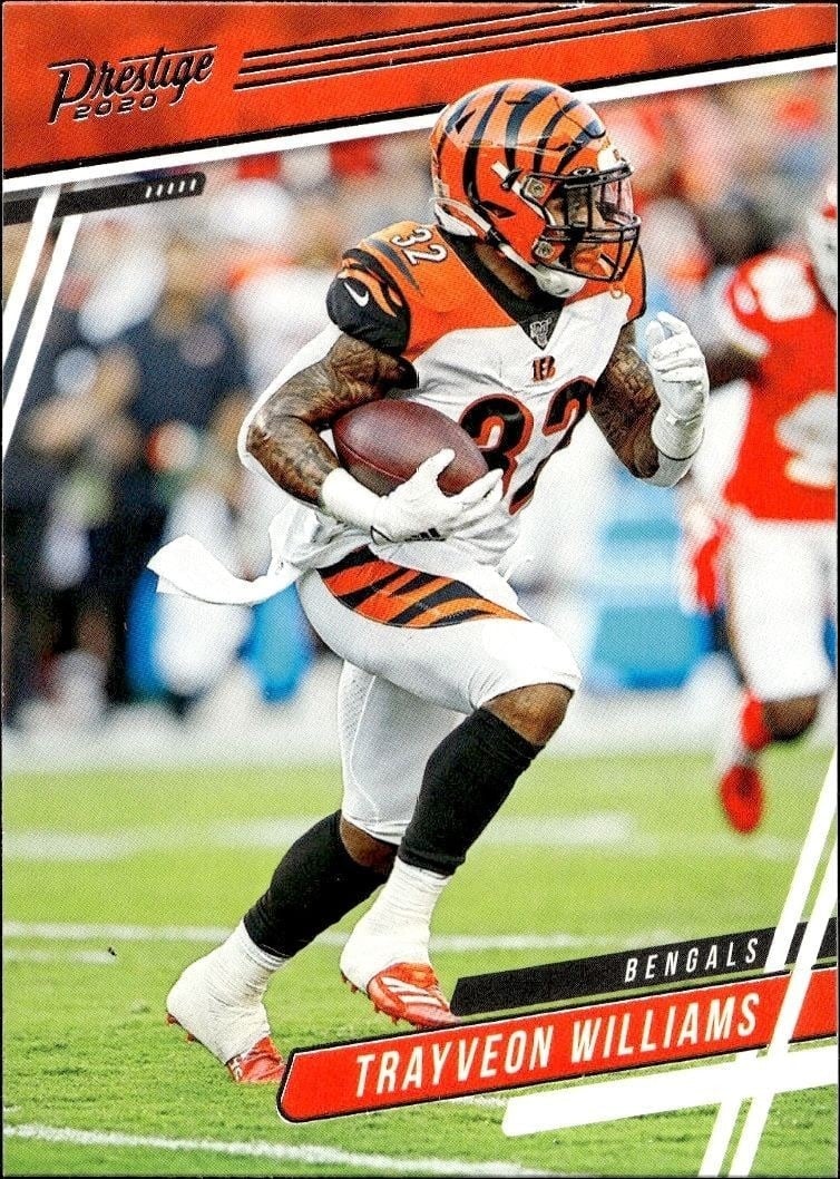 2020 Panini Trayveon Williams #17 trading card