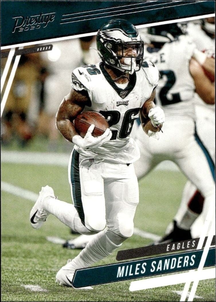 2020 Panini Miles Sanders #90 trading card