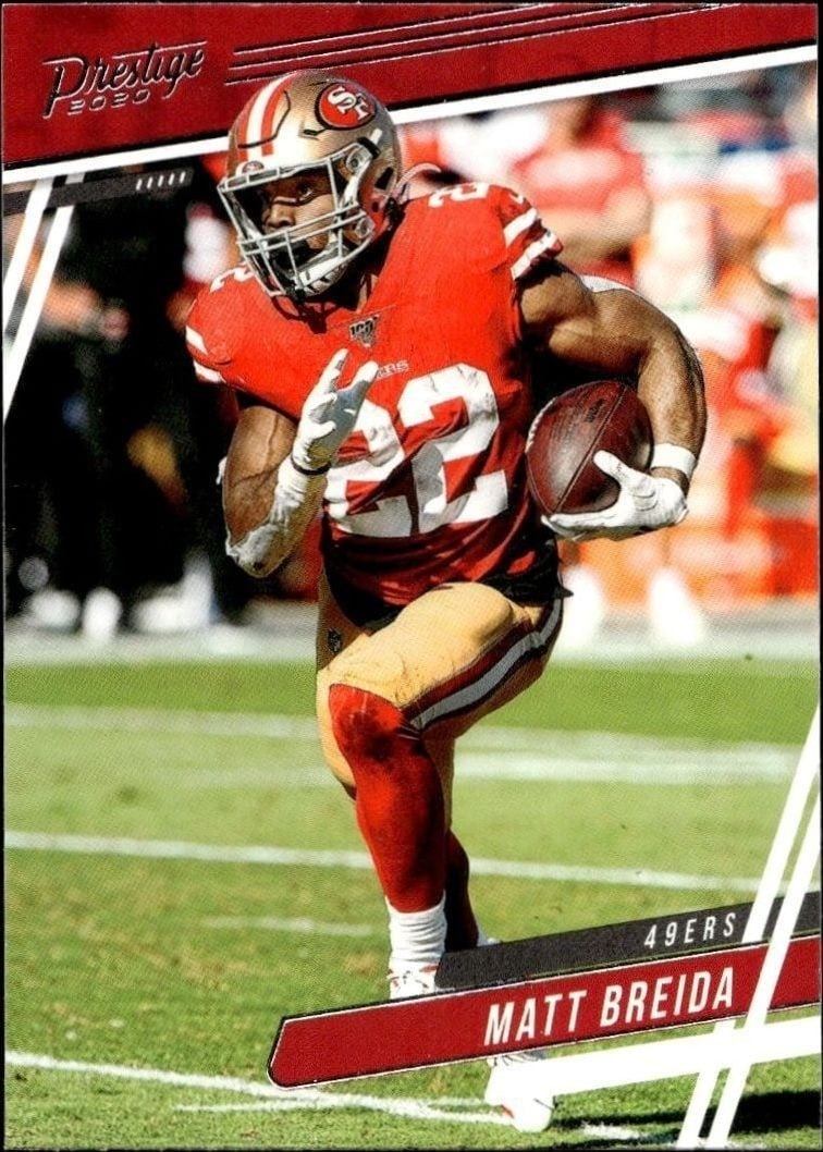 2020 Panini Matt Breida #1 trading card