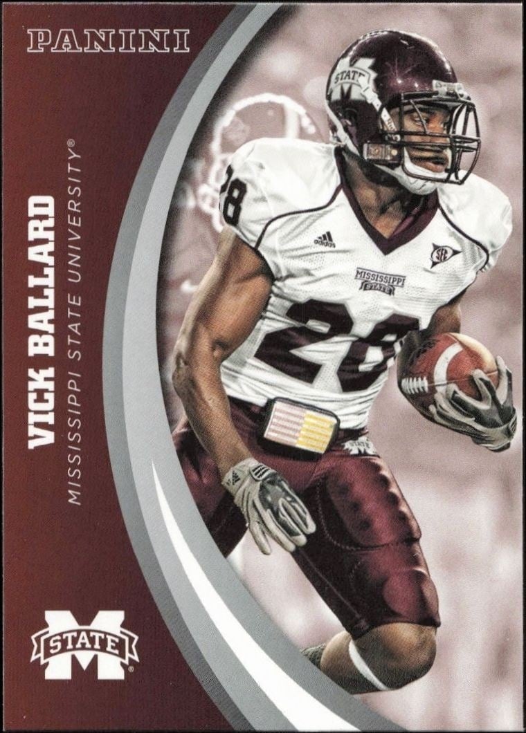 2016 Panini Mississippi State Vick Ballard #29 trading card