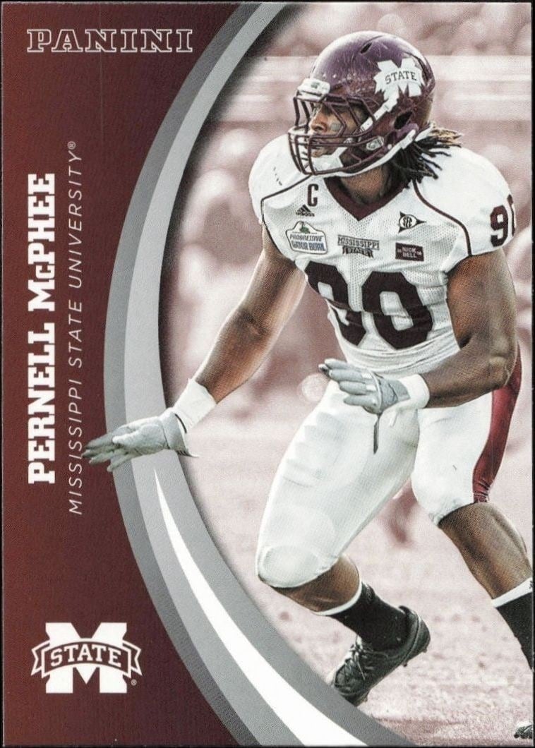 2016 Panini Mississippi State Pernell McPhee #26 trading card