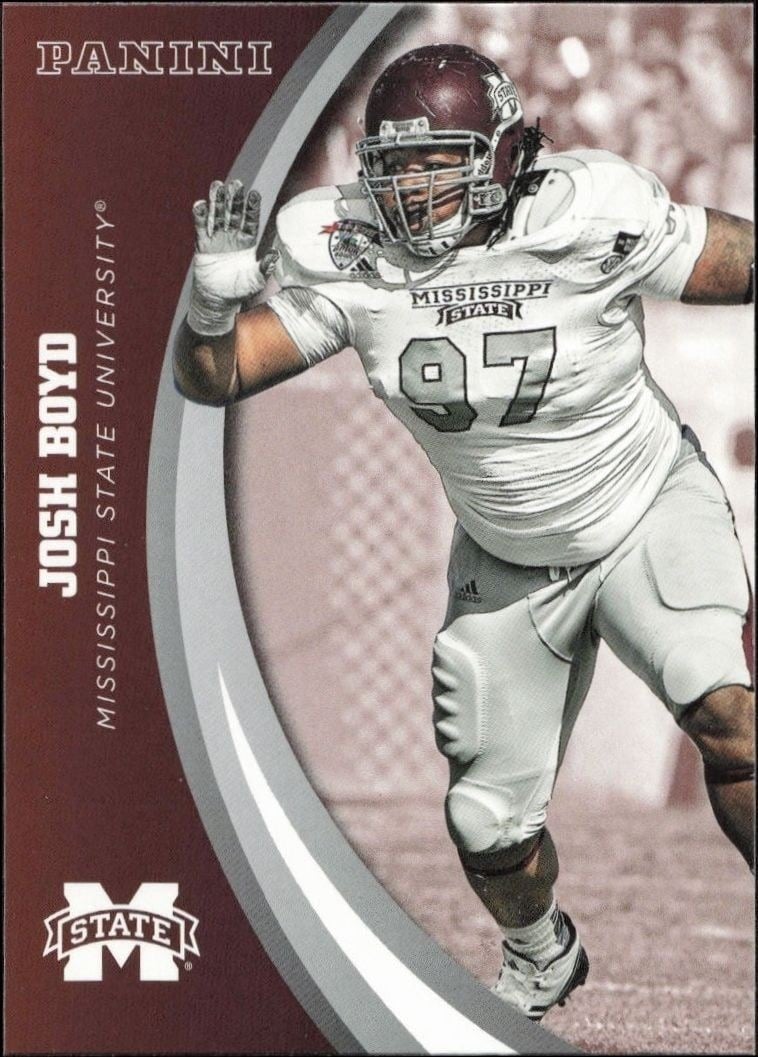 2016 Panini Mississippi State Josh Boyd #20 trading card