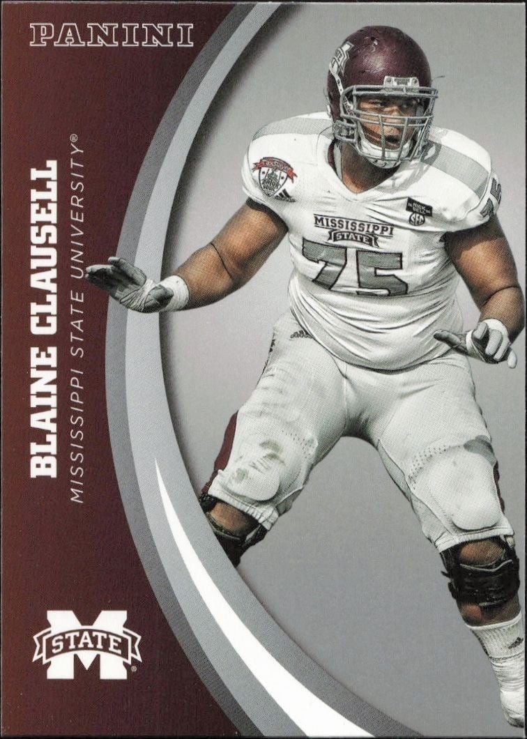 2016 Panini Mississippi State Blaine Clausell #32 trading card