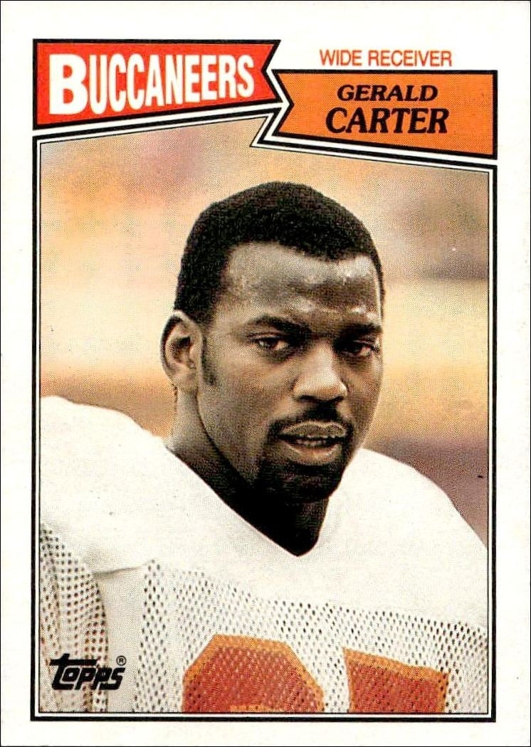 1987 Topps Gerald Carter #387 trading card