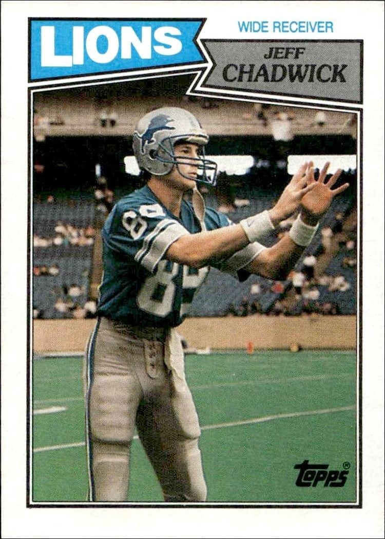 1987 Topps Jeff Chadwick #321 trading card