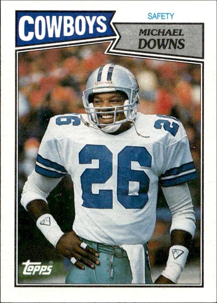 1987 Topps Michael Downs #271 trading card