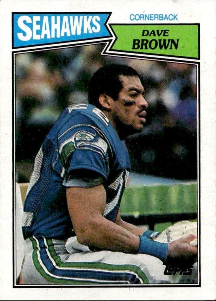 1987 Topps Dave Brown #182 trading card