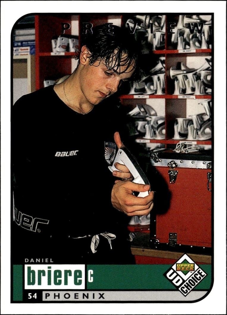 1998-99 Upper-Deck Choice Preview Daniel Briere #163 trading card