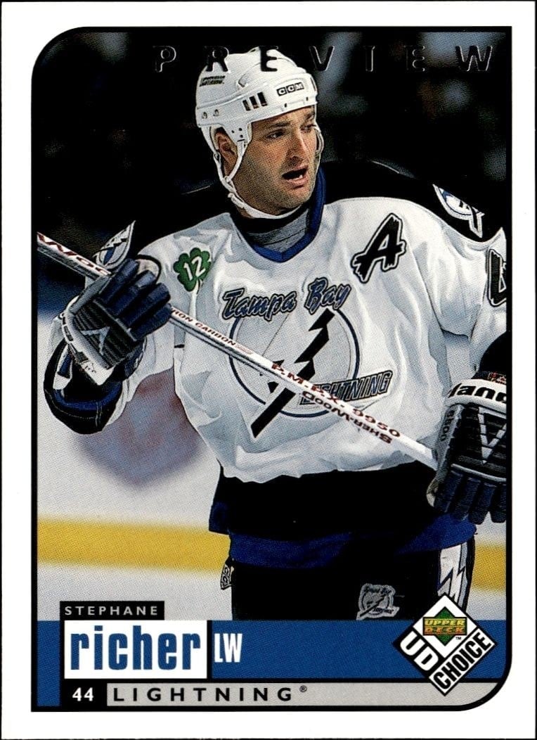 1998-99 Upper-Deck Choice Preview Stephane Richer #193 trading card