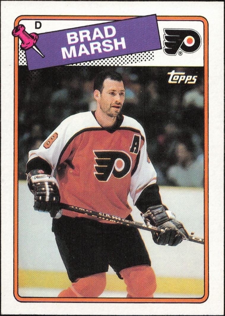 1988-89 Topps Brad Marsh #64 trading card