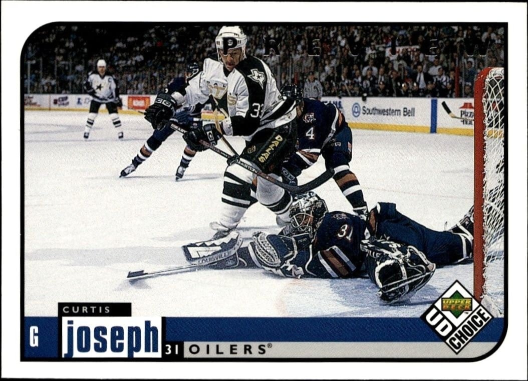 1998-99 Upper-Deck Choice Preview Curtis Joseph #81 trading card